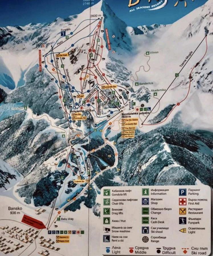 Simonen Apartments Near The Gondola 반스코 외부 사진